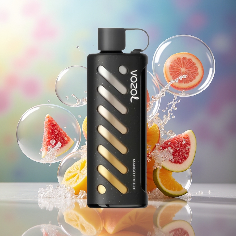 VOZOL Gear Shisha 25000 Puffs Dual Mesh Mango Frost Engros Danmark
