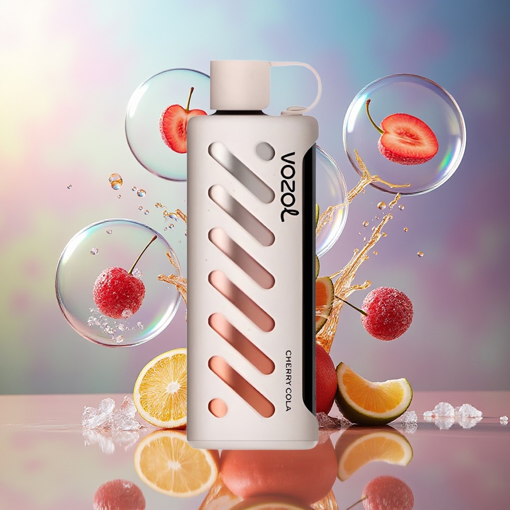 VOZOL Gear Shisha 25000 Puffs Kirsebær Cola Engros Danmark 1000mAh