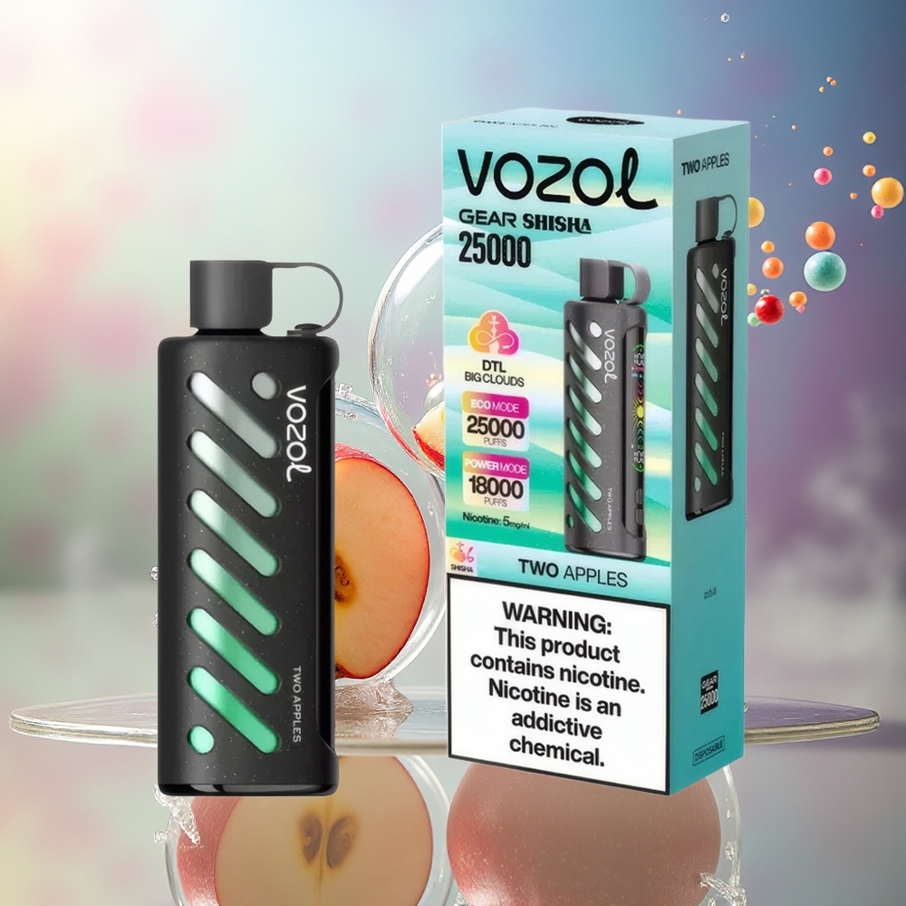VOZOL Gear Shisha 25000 Puffs To Æbler Engros Danmark Dual Mesh Dual Modes