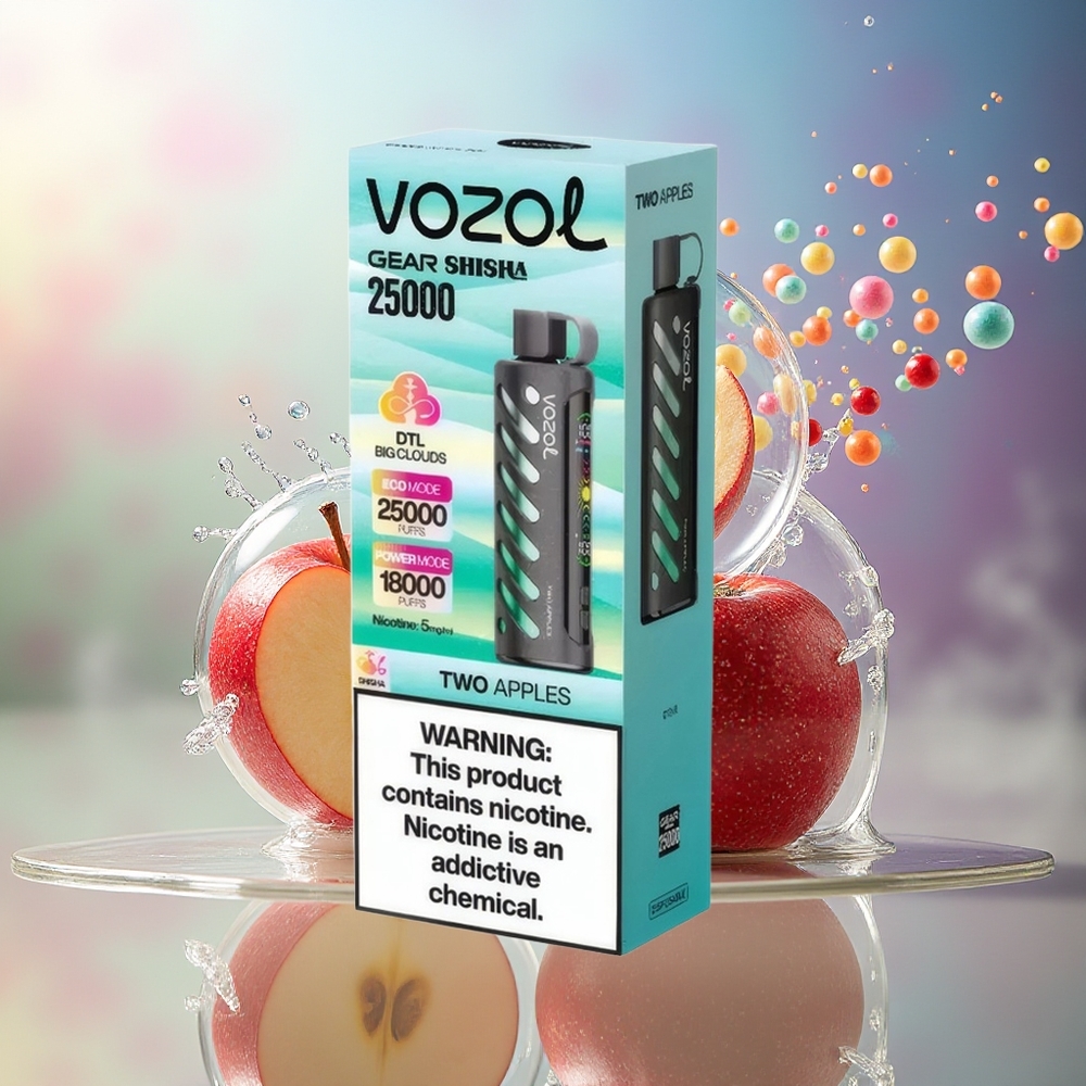 VOZOL Gear Shisha 25000 Puffs To Æbler Engros Danmark Dual Mesh Dual Modes