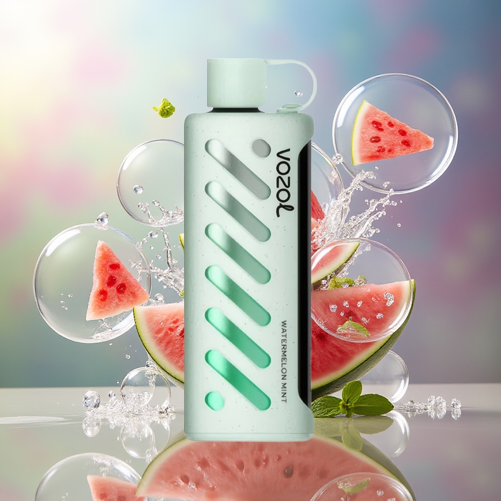 VOZOL Gear Shisha 25000 Puffs Vandmelon Mynte Dual Mesh Engros Danmark
