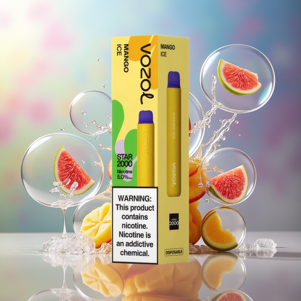 VOZOL STAR 2000 Engros Danmark Mango Is 65% PCR Materialer