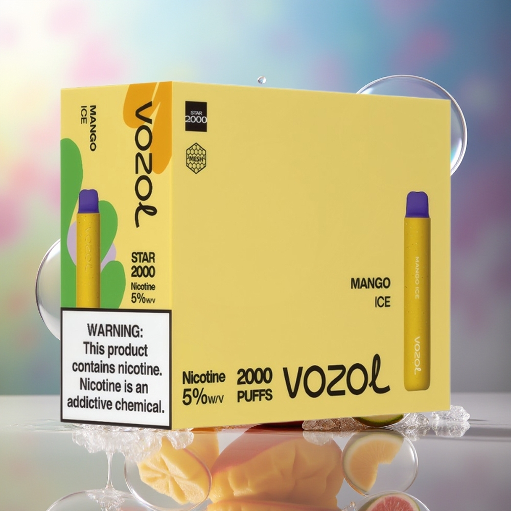 VOZOL STAR 2000 Engros Danmark Mango Is 65% PCR Materialer