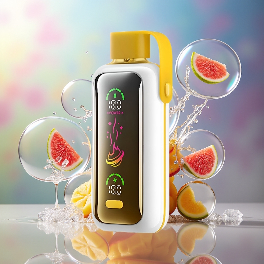 VOZOL Star 20000 Puffs Dual Mesh Mango Is Engros Danmark