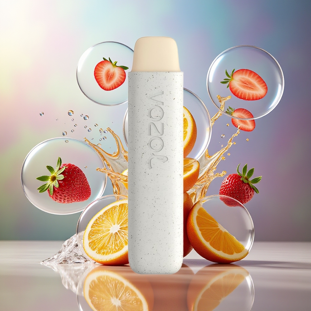 VOZOL STAR 550 Engros Danmark 450mAh Engangsvape Jordbær Appelsin Passionsfrugt