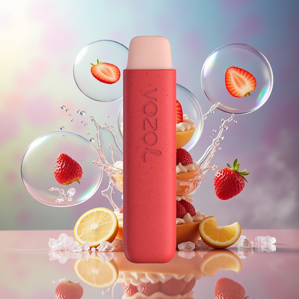 VOZOL STAR 550 Engros Danmark Jordbær Is 2ML & 450mAh