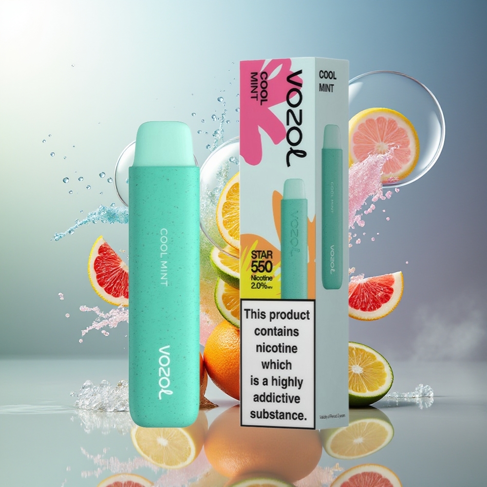 VOZOL STAR 550 Engros Danmark Opdelingsbar Batteri Cool Mynte