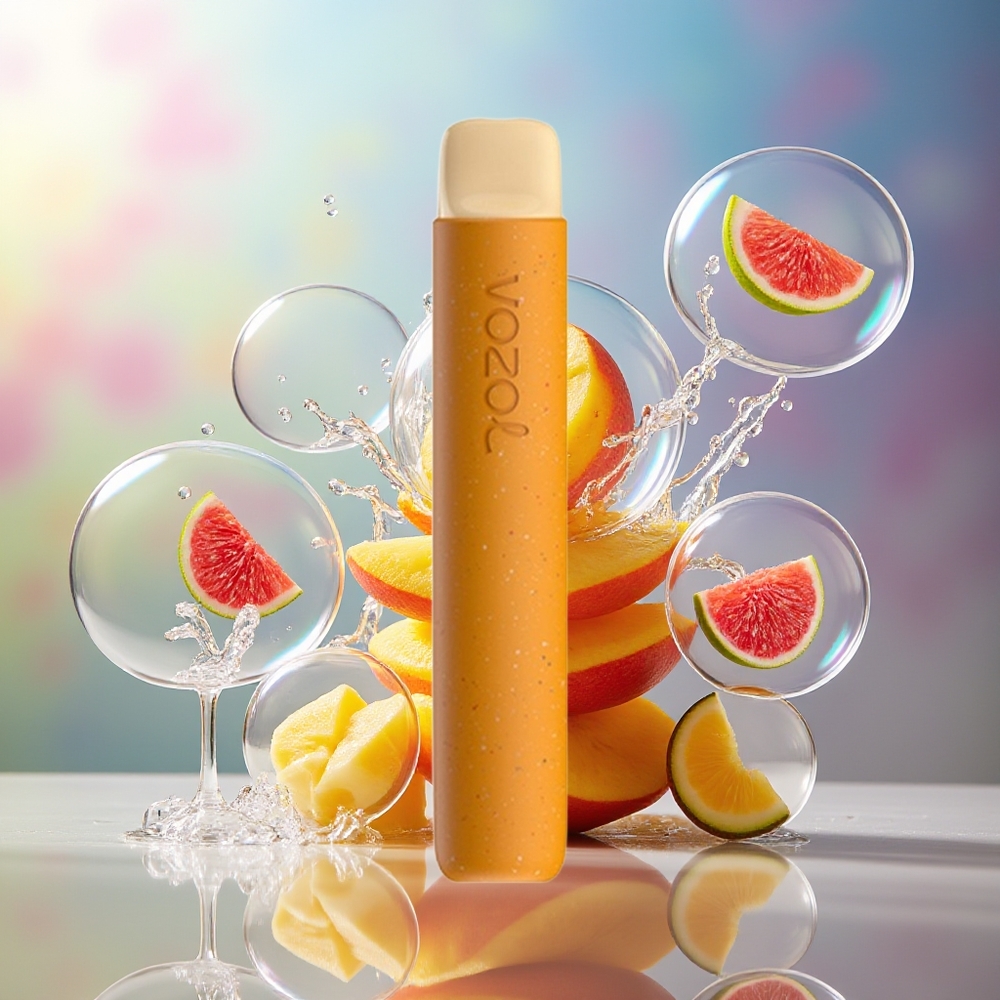 VOZOL STAR 600 Engros Danmark Disposabel Vape Iskold Mango 2ML & 500mAh
