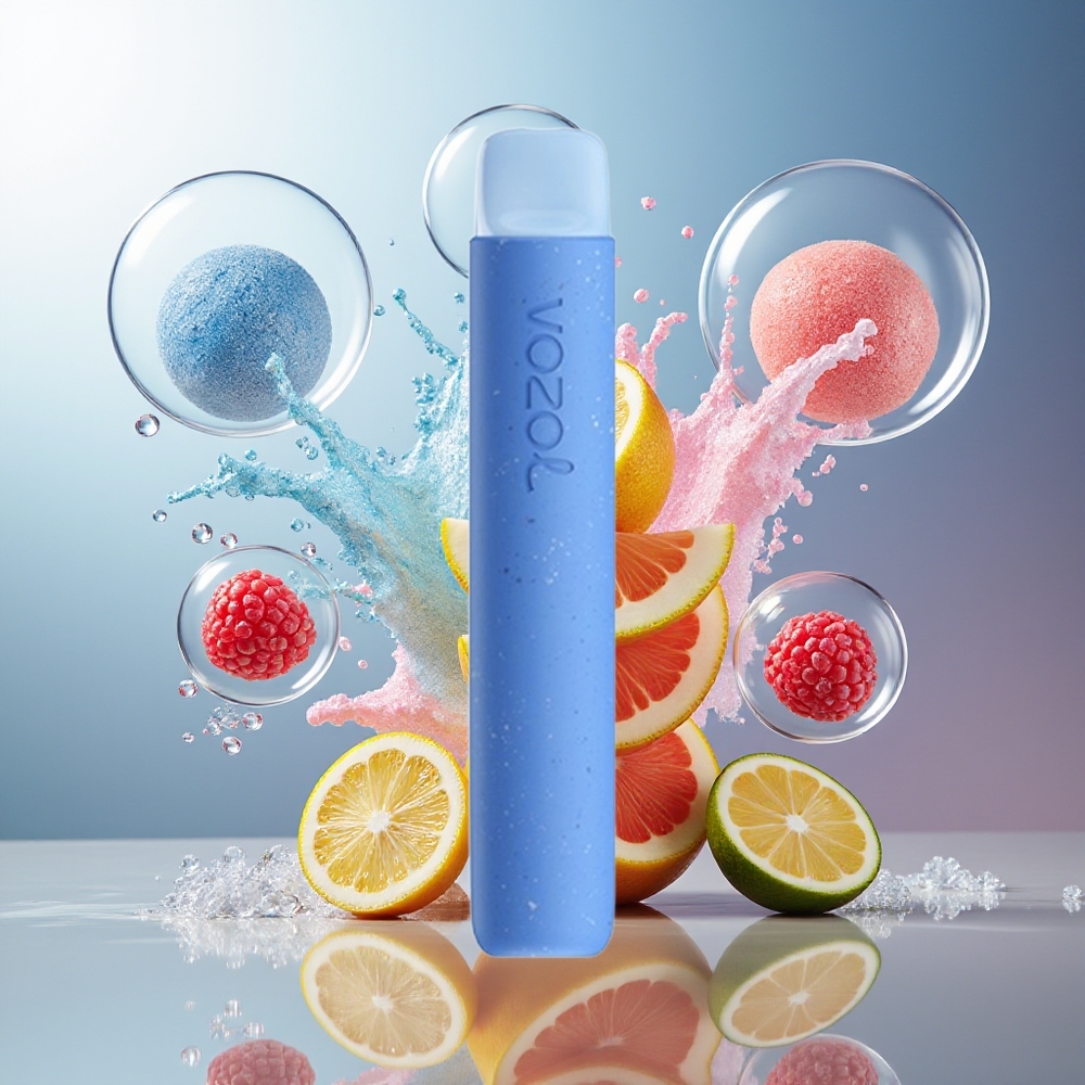 VOZOL STAR 600 Engros Danmark Disposable Blå Hindbær Citron VAPE med 20mg/ml Nikotin