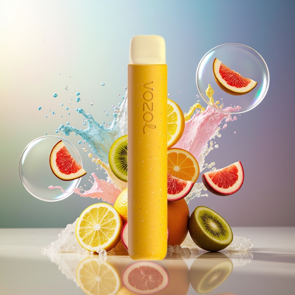 VOZOL STAR 600 Engros Danmark Disposable Citron Kiwi Passionsfrugt 500mAh