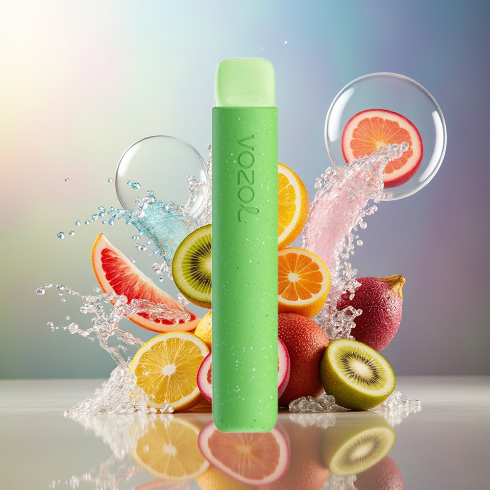 VOZOL STAR 600 Engros Danmark Engangsdamp Kiwi Guava Passionsfrugt 500mAh