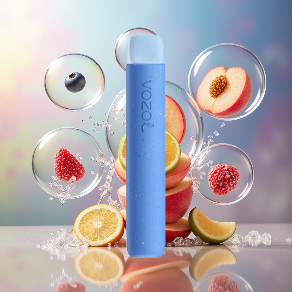 VOZOL STAR 600 Engros Danmark Fersken Blåbær Slik 2ML Mesh Coil