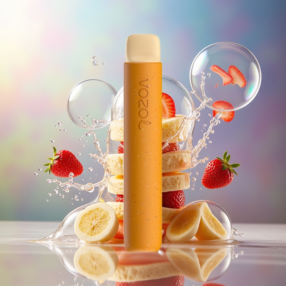 VOZOL STAR 600 Engros Danmark Jordbær Banan 2ML Mesh Coil