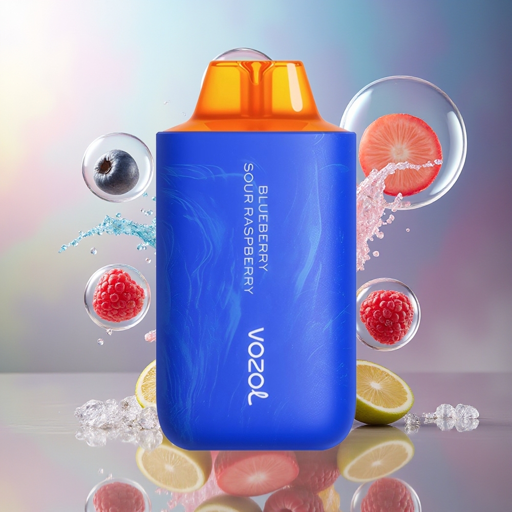 VOZOL STAR 6000/8000 V2 Engros Danmark Disposable 0/20/50mg/ml Nicotine Blåbær Sur Hindbær