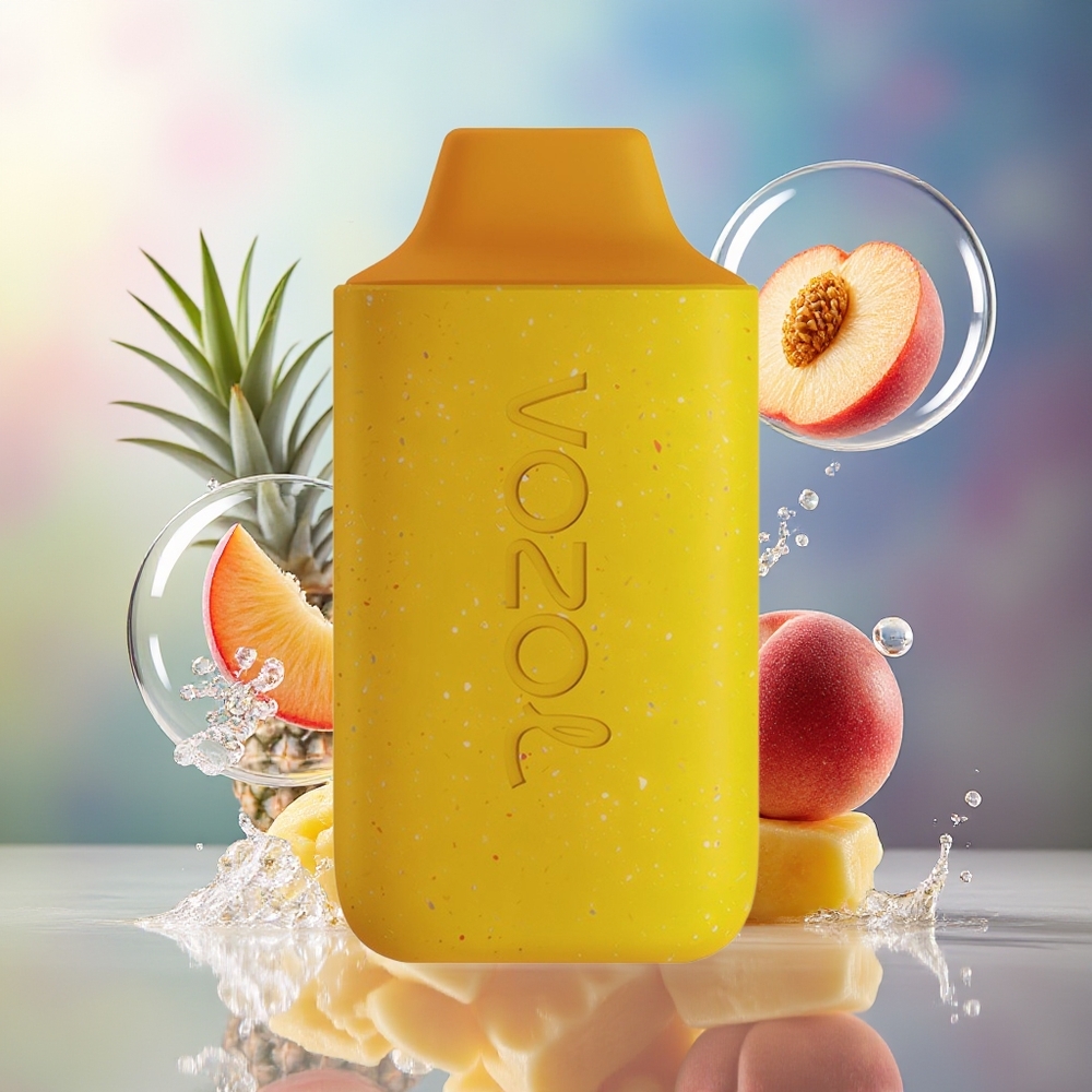 VOZOL STAR 6000 Engros Danmark 14ML Mango Fersken Ananas Engangs Vape