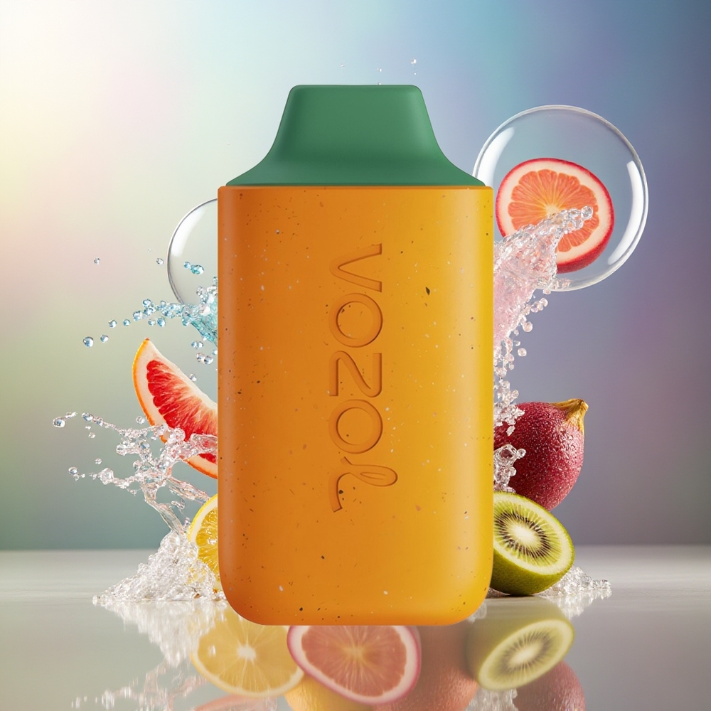 VOZOL STAR 6000 Engros Danmark 6000 Puffs Kivi Gvajava Passionsfrugt