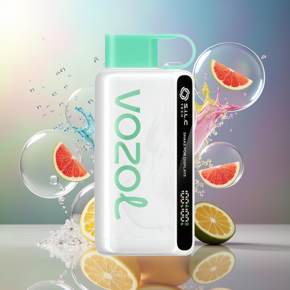 VOZOL STAR 9000/12000 Englebæger Citron Mynte Engros Danmark 30% hurtig opladning