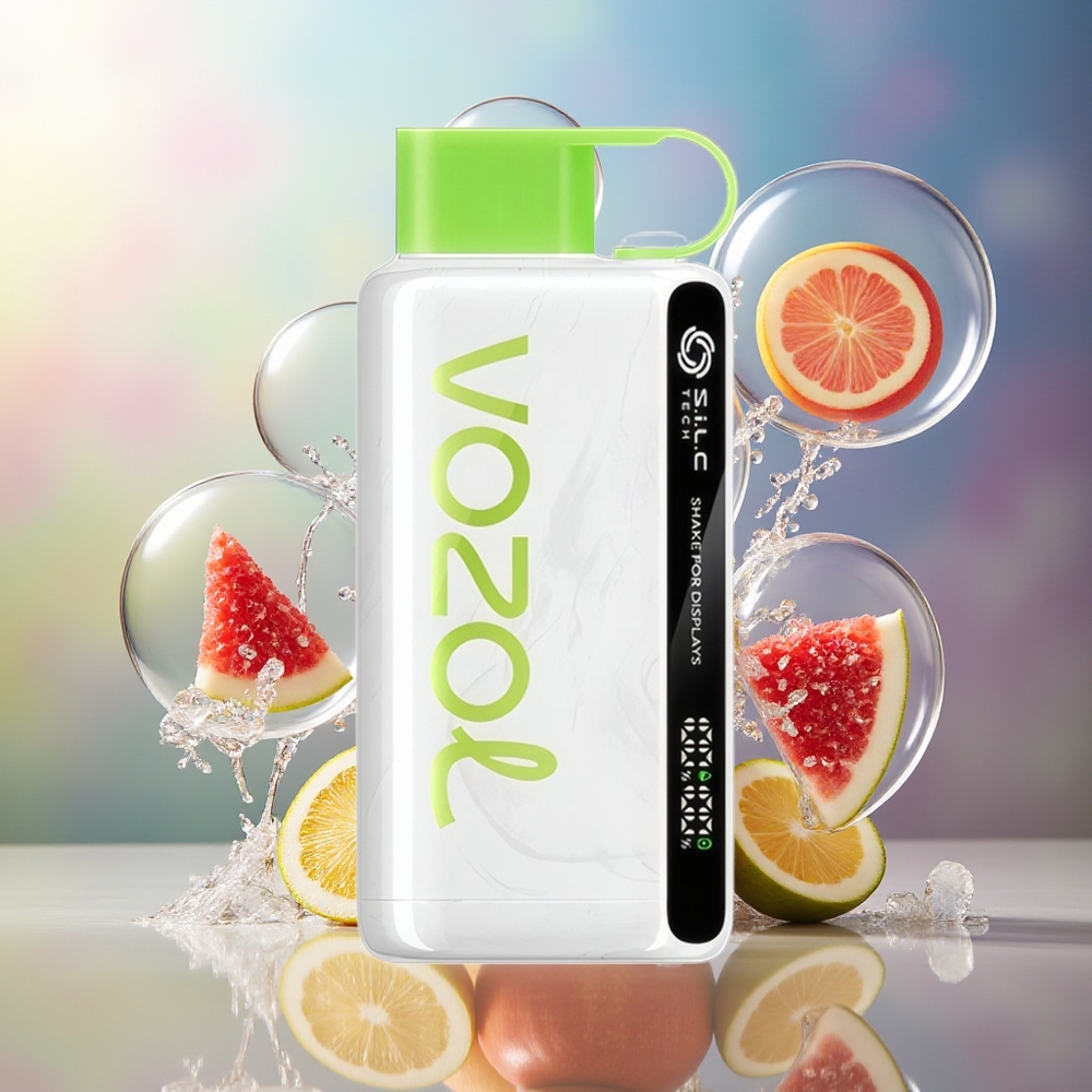 VOZOL STAR 9000/12000 Engros Danmark Engangsdamp Sur Æble Is med 650mAh