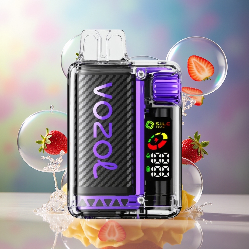 VOZOL Vista 20000 Puffs OLED Skærm Jordbær Mango Engros Danmark