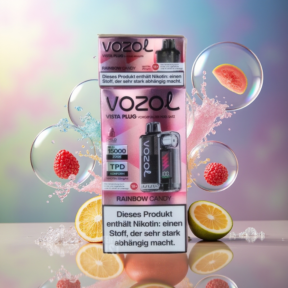 VOZOL VISTA PLUG 6000/10000 Engbatteri Engros Danmark Regnbue Slik