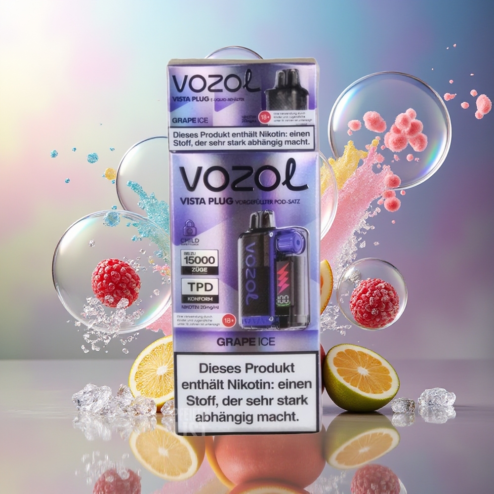 VOZOL VISTA PLUG 6000/10000 Engros Danmark 360° Smagsfrihed Engangsdamp Vindrueis