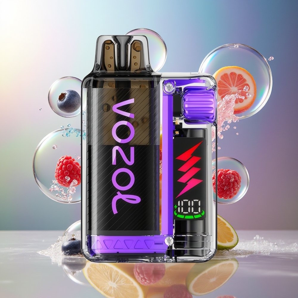 VOZOL VISTA PLUG 6000/10000 Engros Danmark Blåbær Hindbær Citron 360° FlavorFreedom