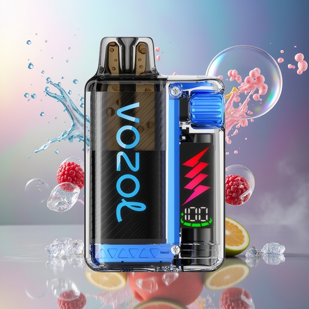 VOZOL VISTA PLUG 6000/10000 Engros Danmark Blåbær Is 360° Smagsfrihed