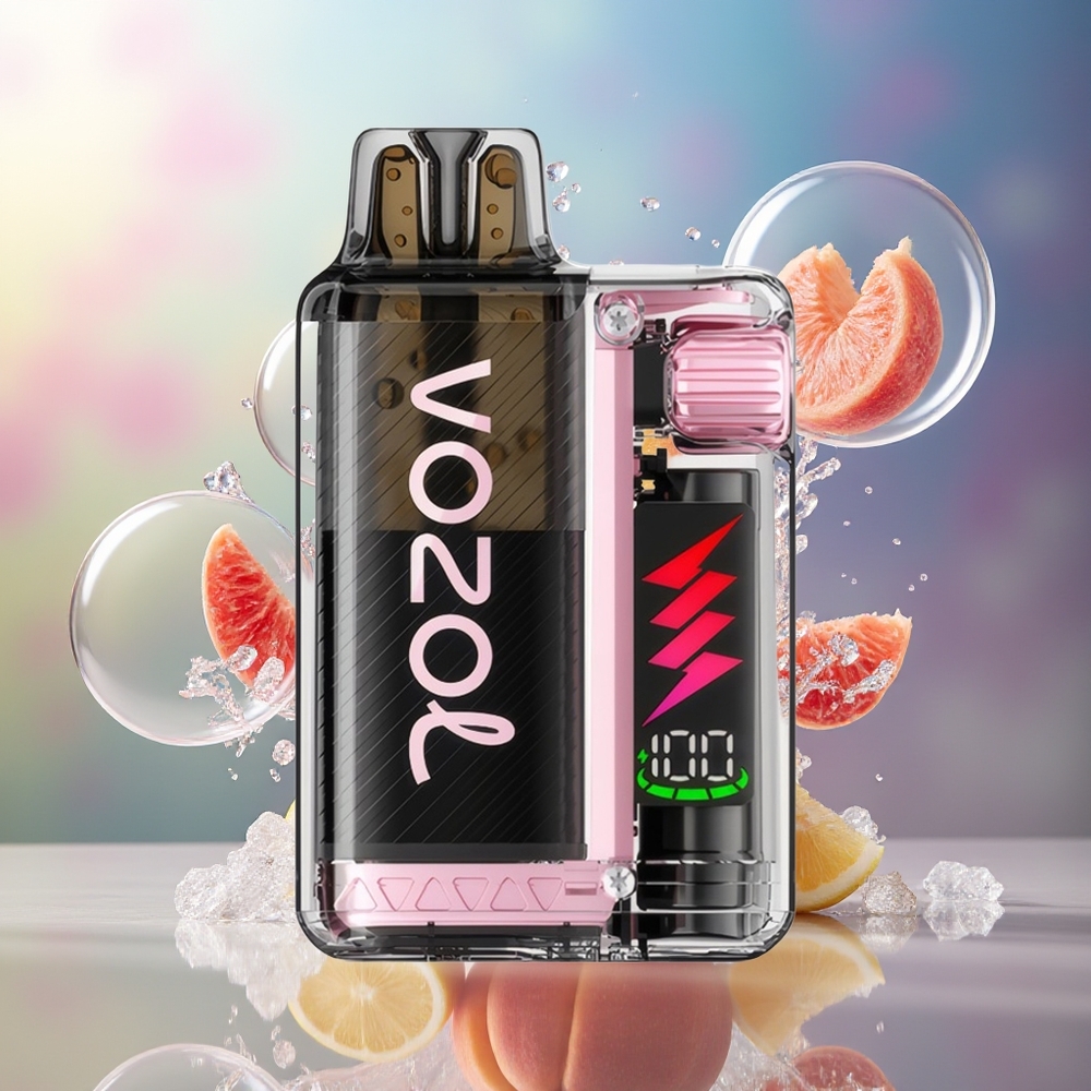 VOZOL VISTA PLUG 6000/10000 Engros Danmark Fersken Is 360° Smagsfrihed