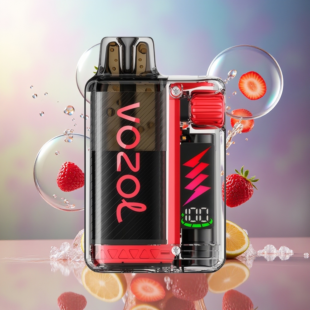 VOZOL VISTA PLUG 6000/10000 Engros Danmark Jordbær Hindbær Kirsebær 360° Smagsfrihed